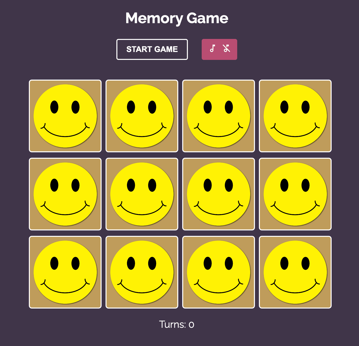 memory game